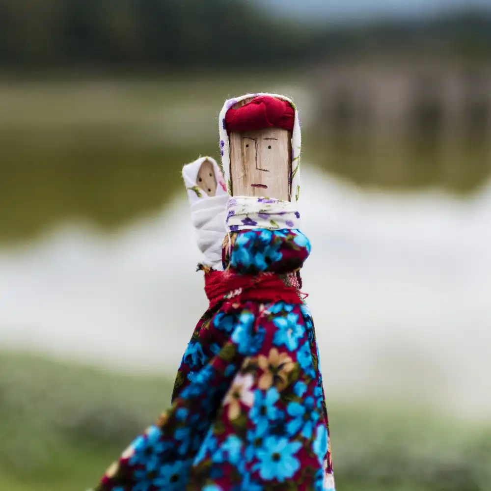 Arooskeleh Iranian Folk Mommy Puppet