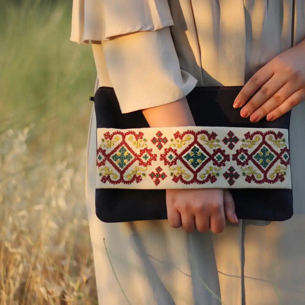Handcrafted Vintage Balochi Handbag (P)