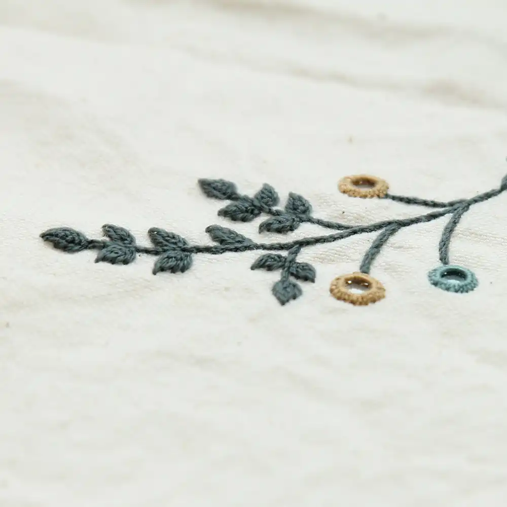 Mahjan Balochi Embroidered Tablecloth – Handmade Cotton Table Decor from Iran