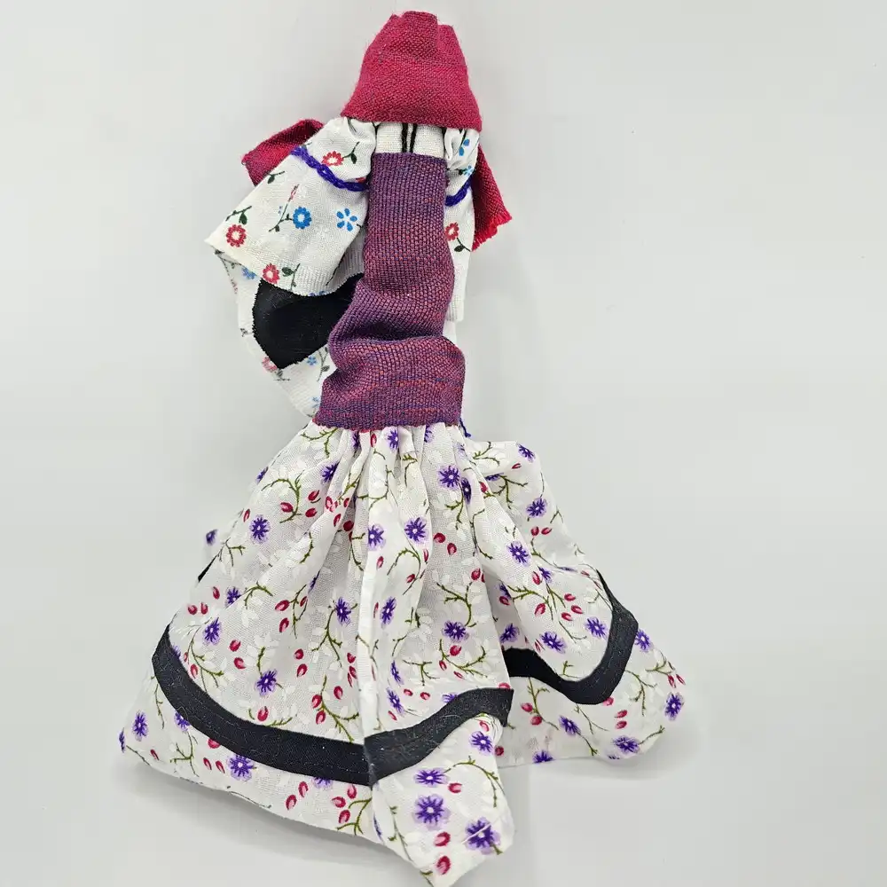 Qaleh Ghafeh Faceless Wooden Doll