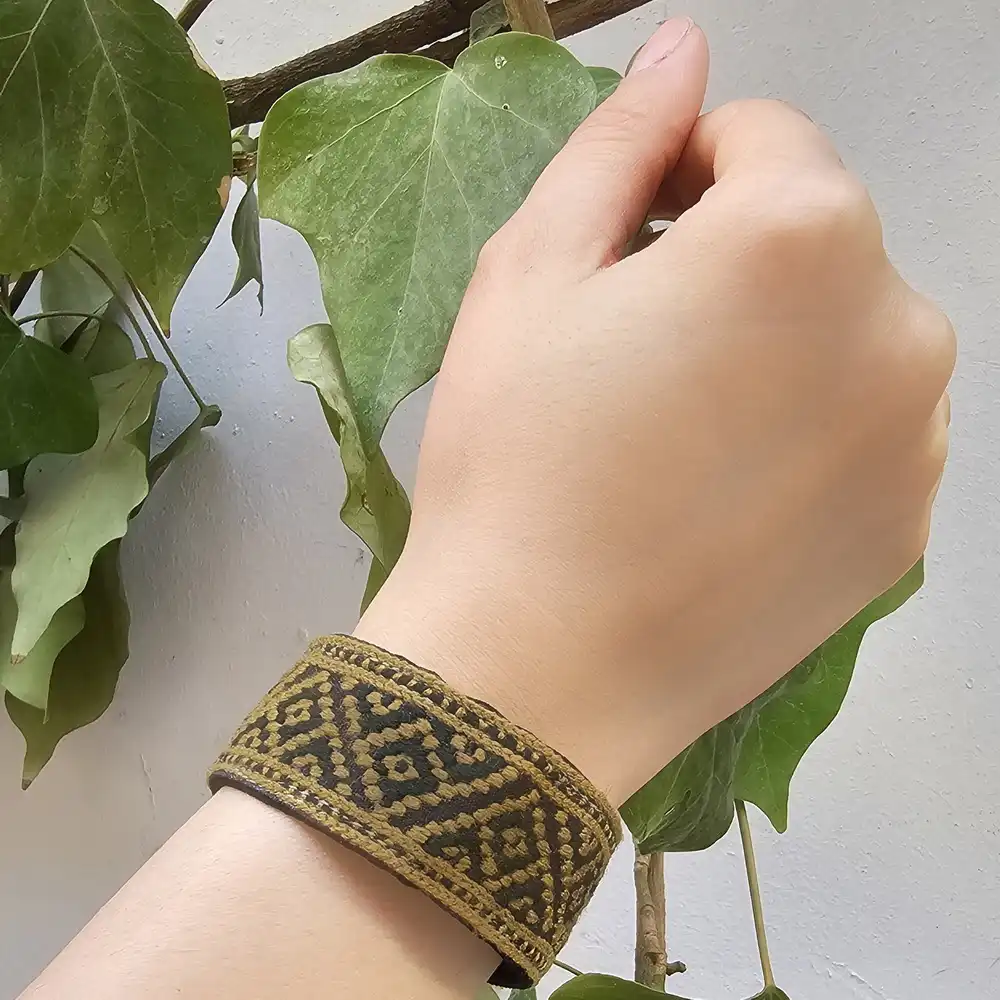 Sabzo Balochi Embroidery Bracelet